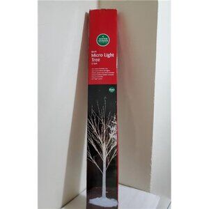 5Ft 600 Led Warm White Micro Light Birch Tree Home Party Christmas Decor